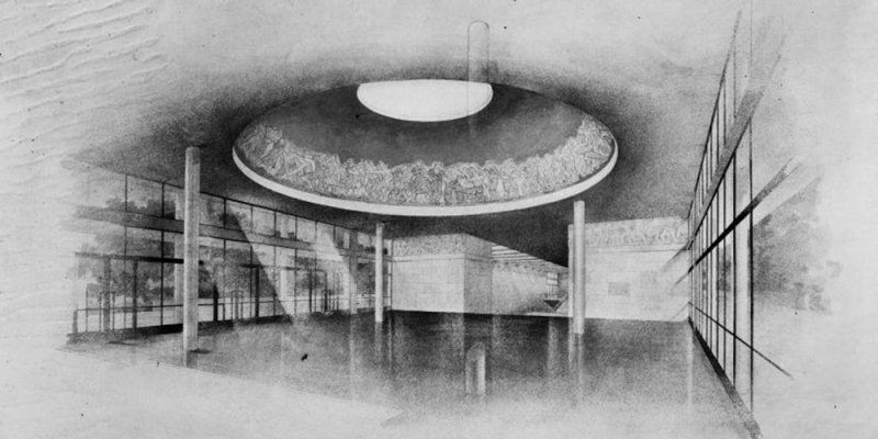 A Népstadion állomás eredeti épületterve