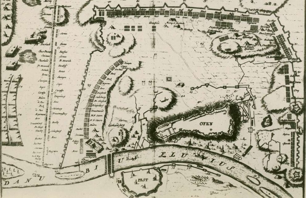 Buda és környékének vázlatos térképe 1686. évi ostroma és visszafoglalása idején (Hadtörténeti Intézet és Múzeum) ostrom1686.2..jpg