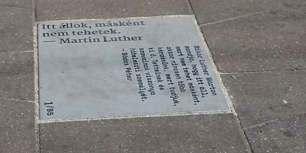 Luther a Kálvinon – az új reformációs emlékhelyről
