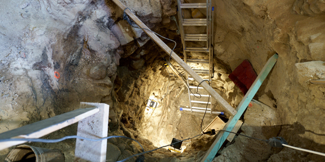 Intact utensils found in a medieval well excavated under the National Guard Headquarters