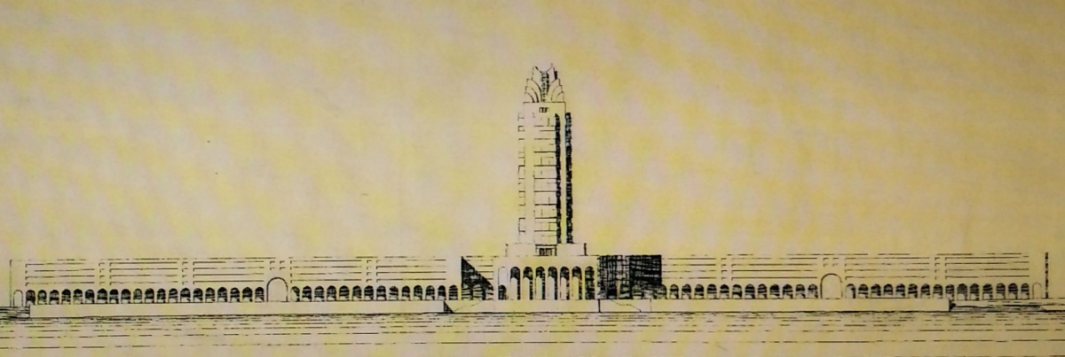 The 130-metre-high Tower of Hungarian History would have been built on the banks of the Danube in Pest