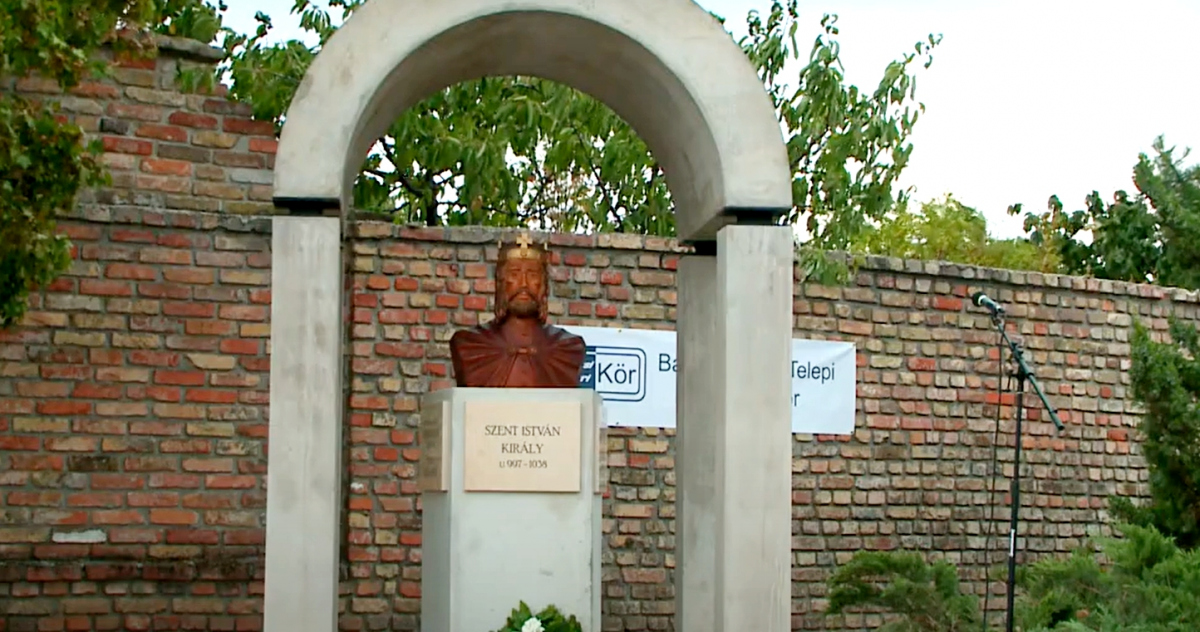 A statue of St. István was inaugurated in the 22nd district