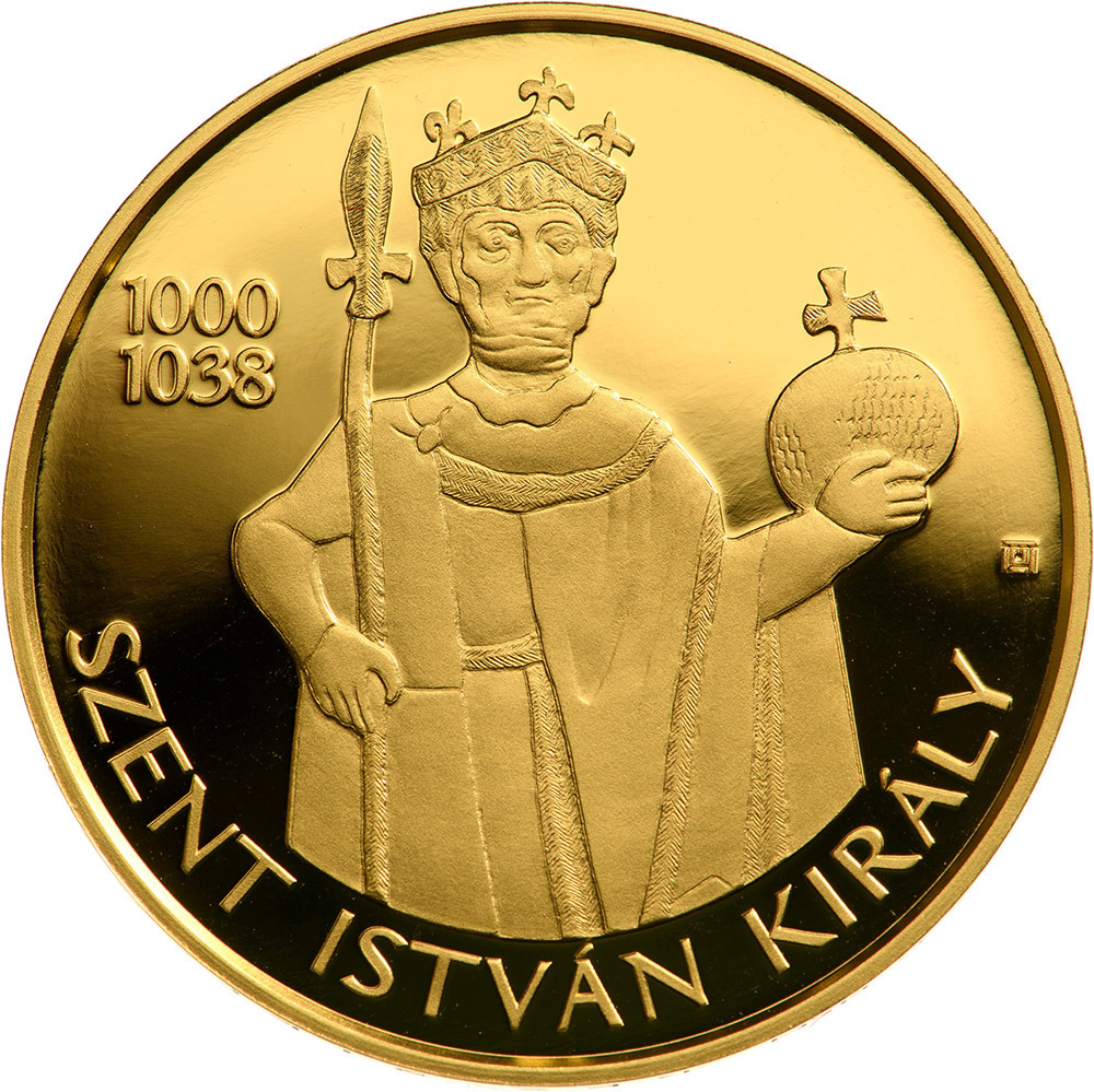 Cut Hungarian Coins,7/8" in Dia. # 157E Hungary Saint Stevens Crown Earrings 