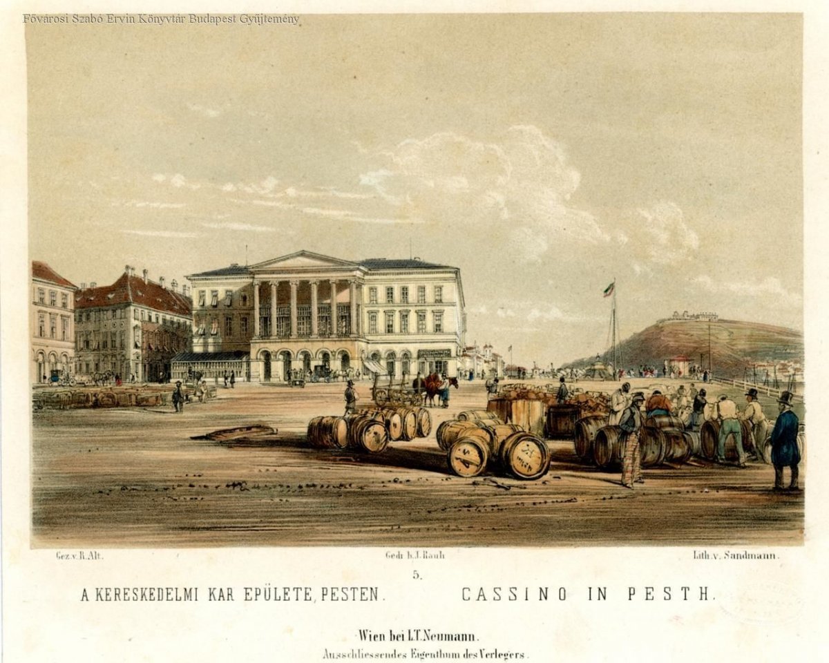 A Lloyd-palota 1850-ben. Forrás FSZEK-BGY.jpg