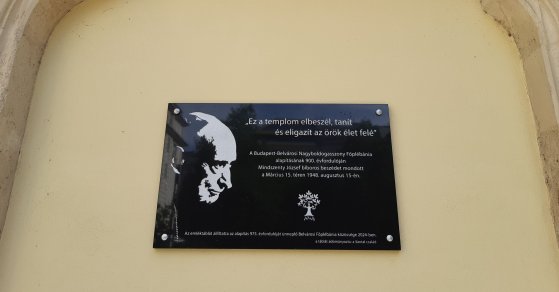 Emléktáblát avattak Mindszenty József tiszteletére a Belvárosban