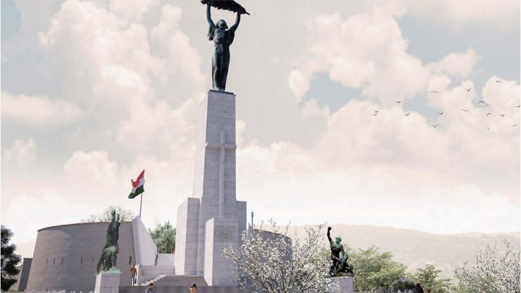 Ilyen lesz a felújított Szabadság-szobor és a Citadella (Fotó: Várkapitányság) szabadság-szobor, citadella.jpg