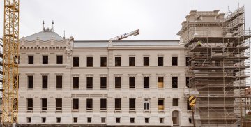 A József főhercegi palota homlokzata (Fotó: Nemzeti Hauszmann Program) 560906256_1917414419131544_897936265055378990_n (1).jpg